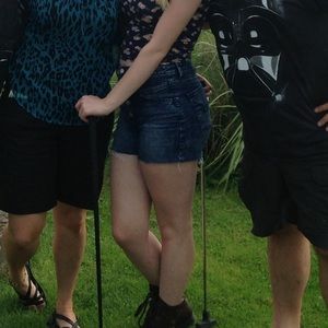 American Eagle High Waisted Cutoff Shorts